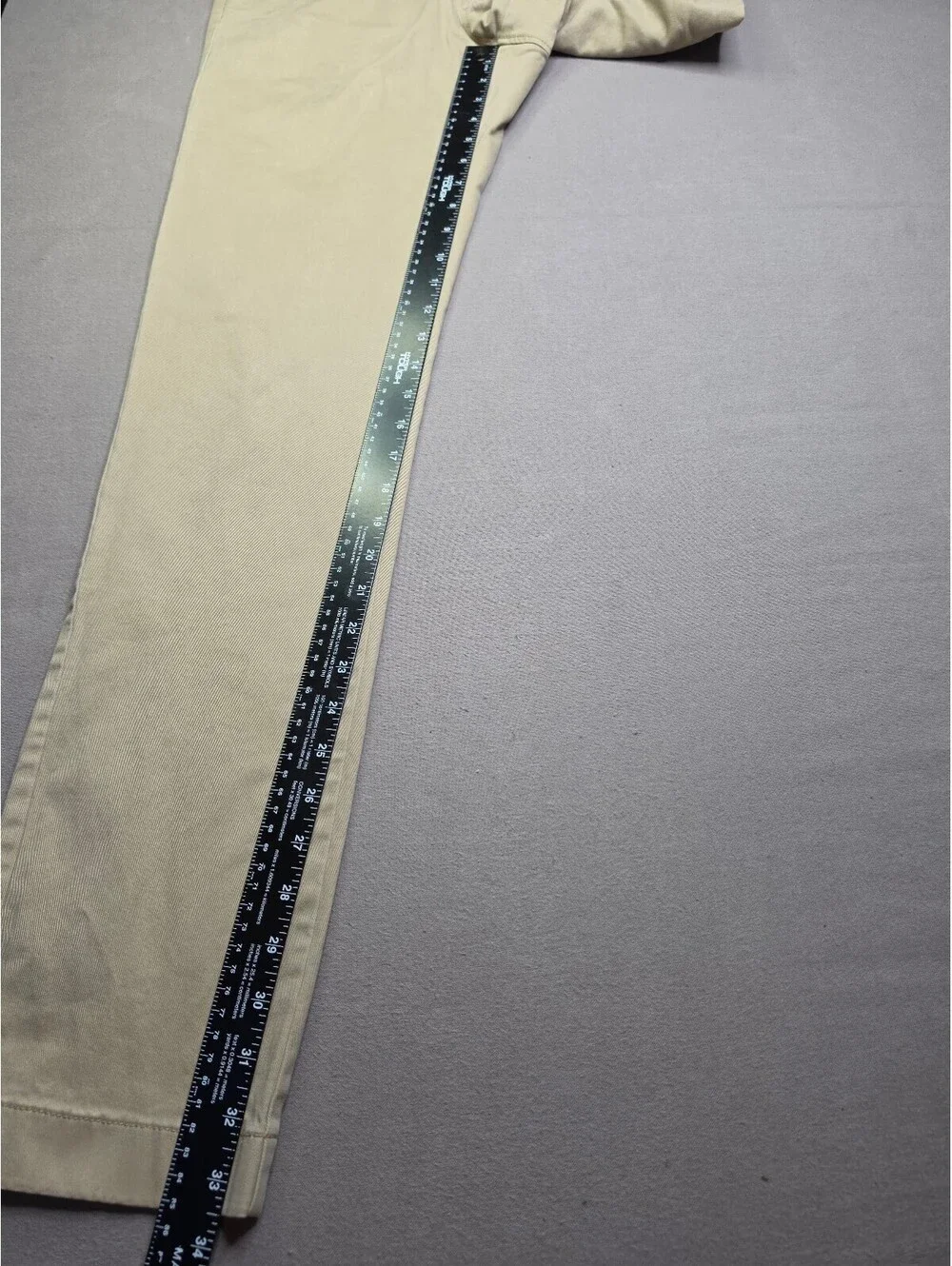J.Crew Men’s Chino Pants 30x34 Khaki Beige Stretch Cotton Classic Preppy